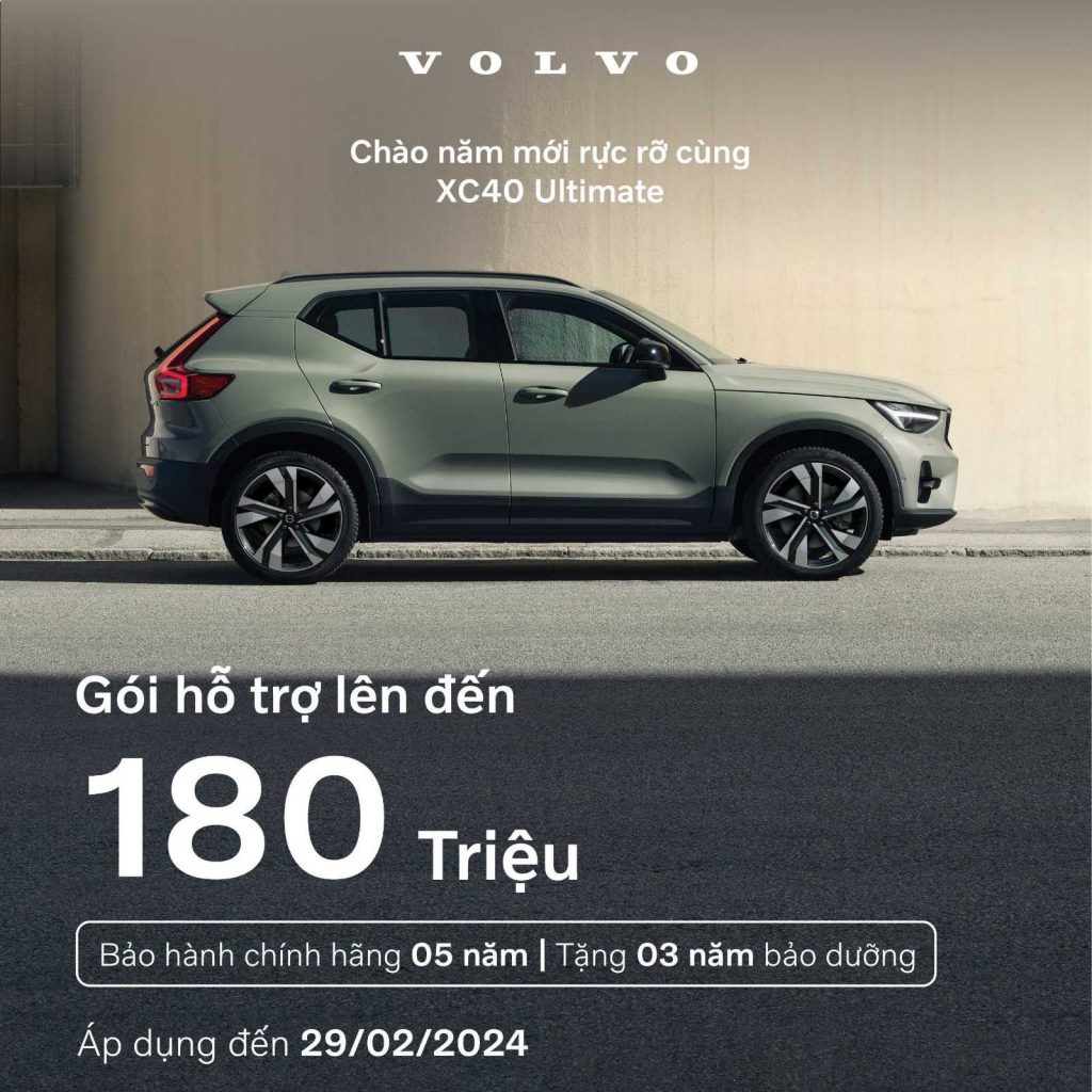 Volvo XC40 Ultimate - Quà tặng giá trị, khẳng định đẳng cấp