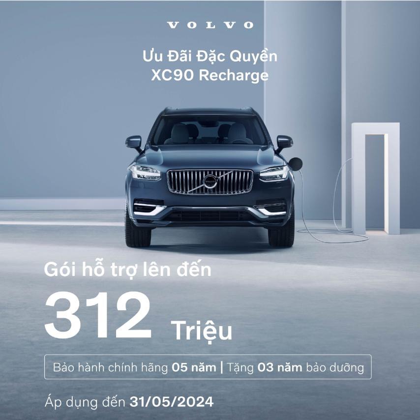 Volvo XC90 Recharge: Siêu phẩm SUV plug-in hybrid sang trọng và mạnh mẽ
