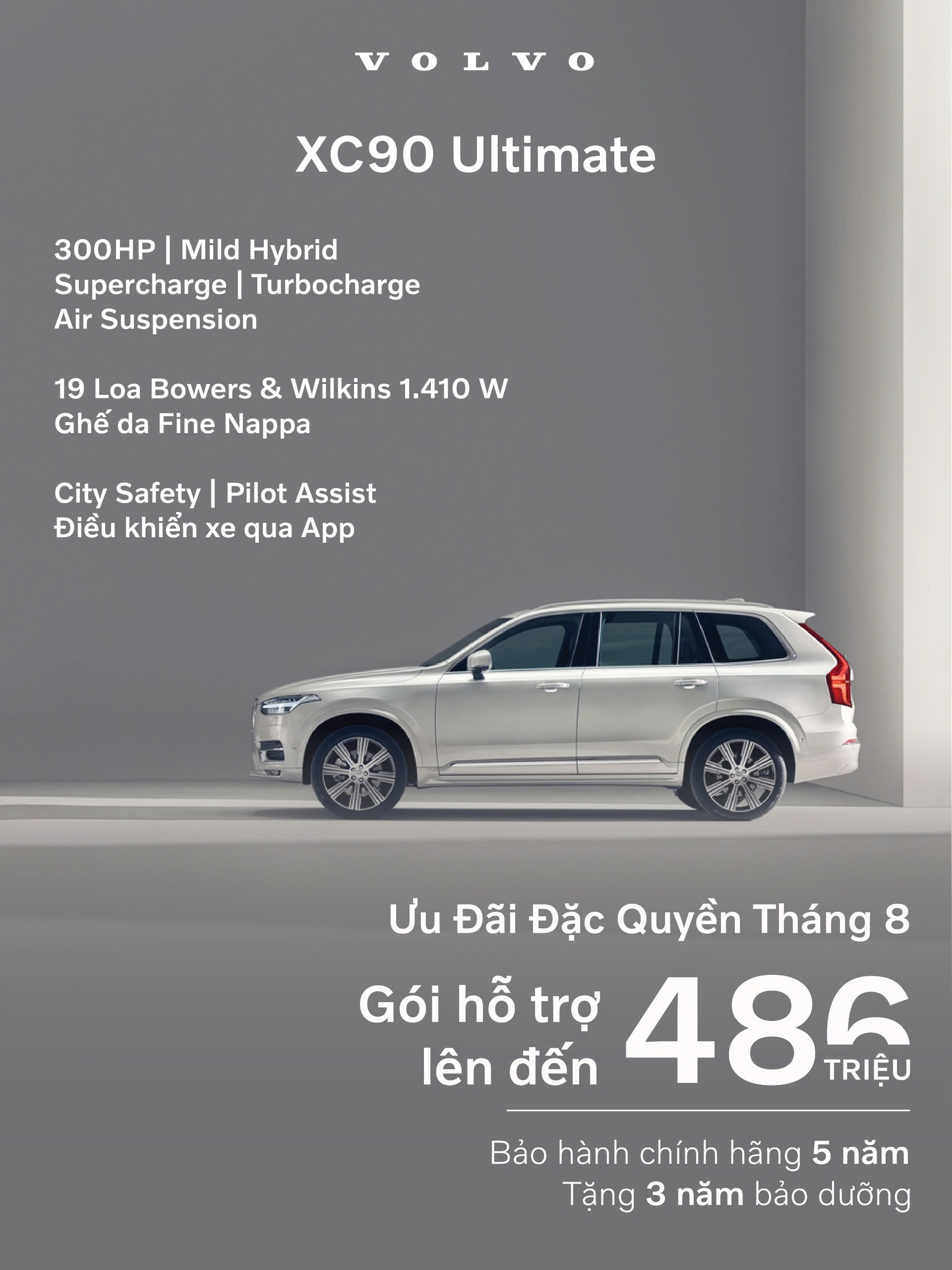 Tiết Kiệm Lớn Khi Sở Hữu Volvo XC90 Ultimate