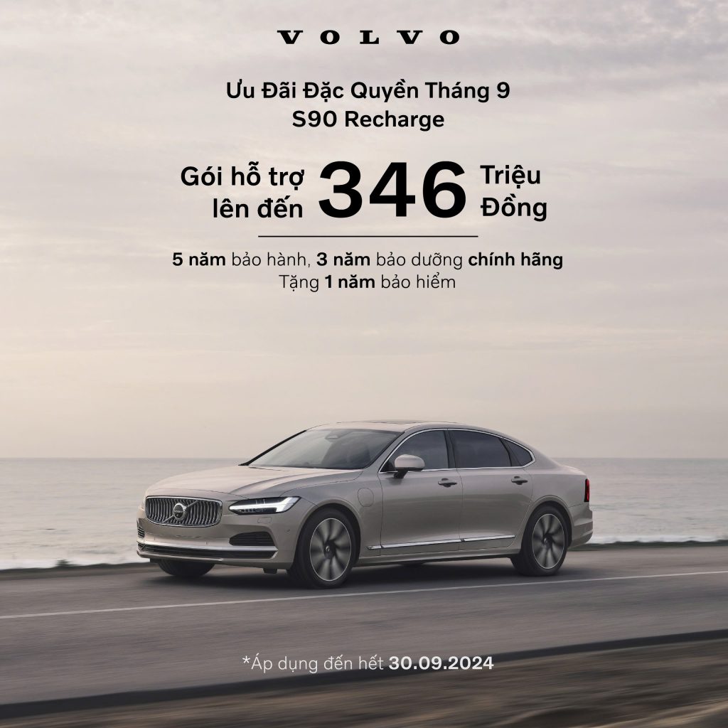 SIÊU ƯU ĐÃI- NHANH TAY SỞ HỮU XE VOLVO S90 T8 NGAY HÔM NAY!