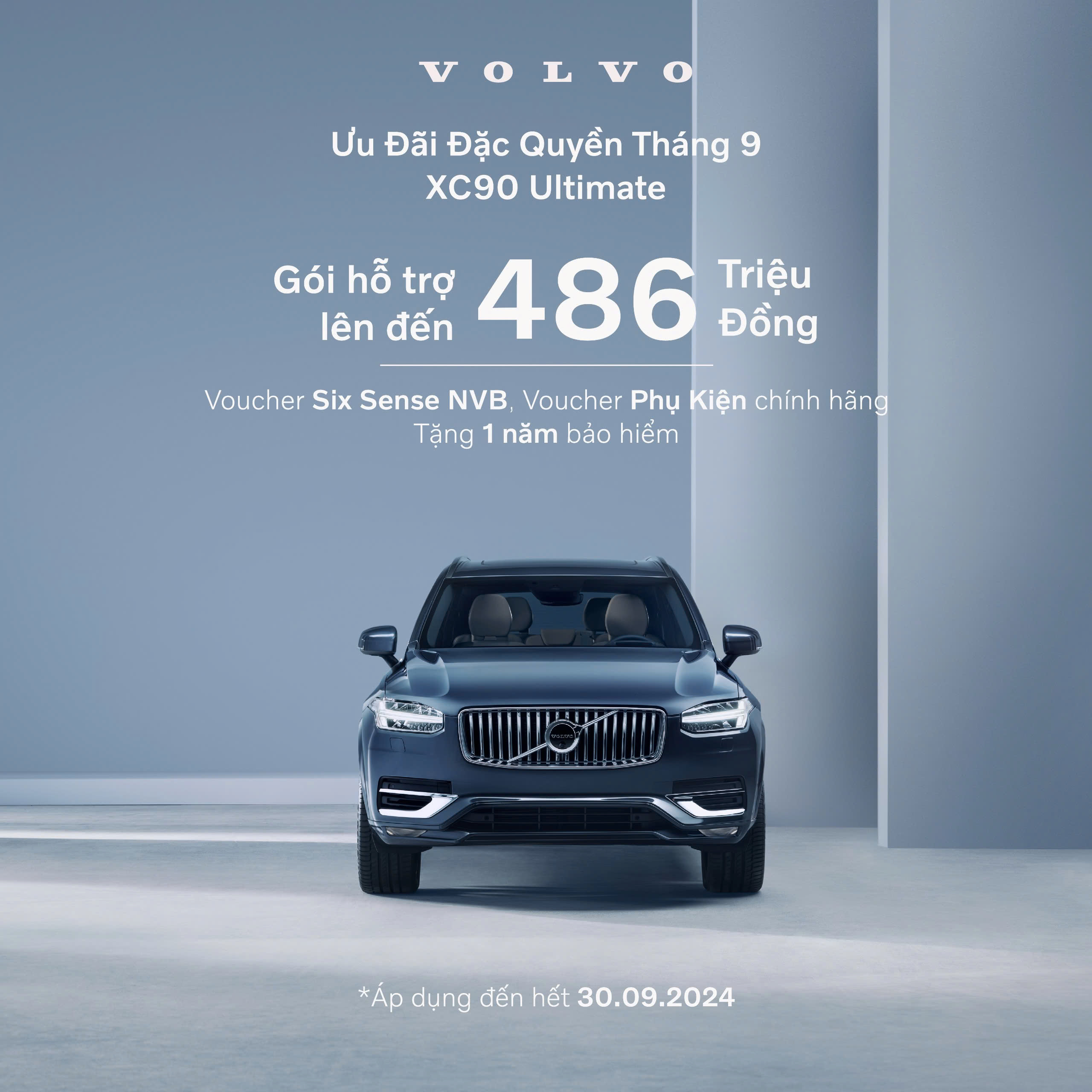 Chào đón tháng 9, Volvo mang đến chương trình ưu đãi đặc biệt cho dòng xe XC90 Ultimate.